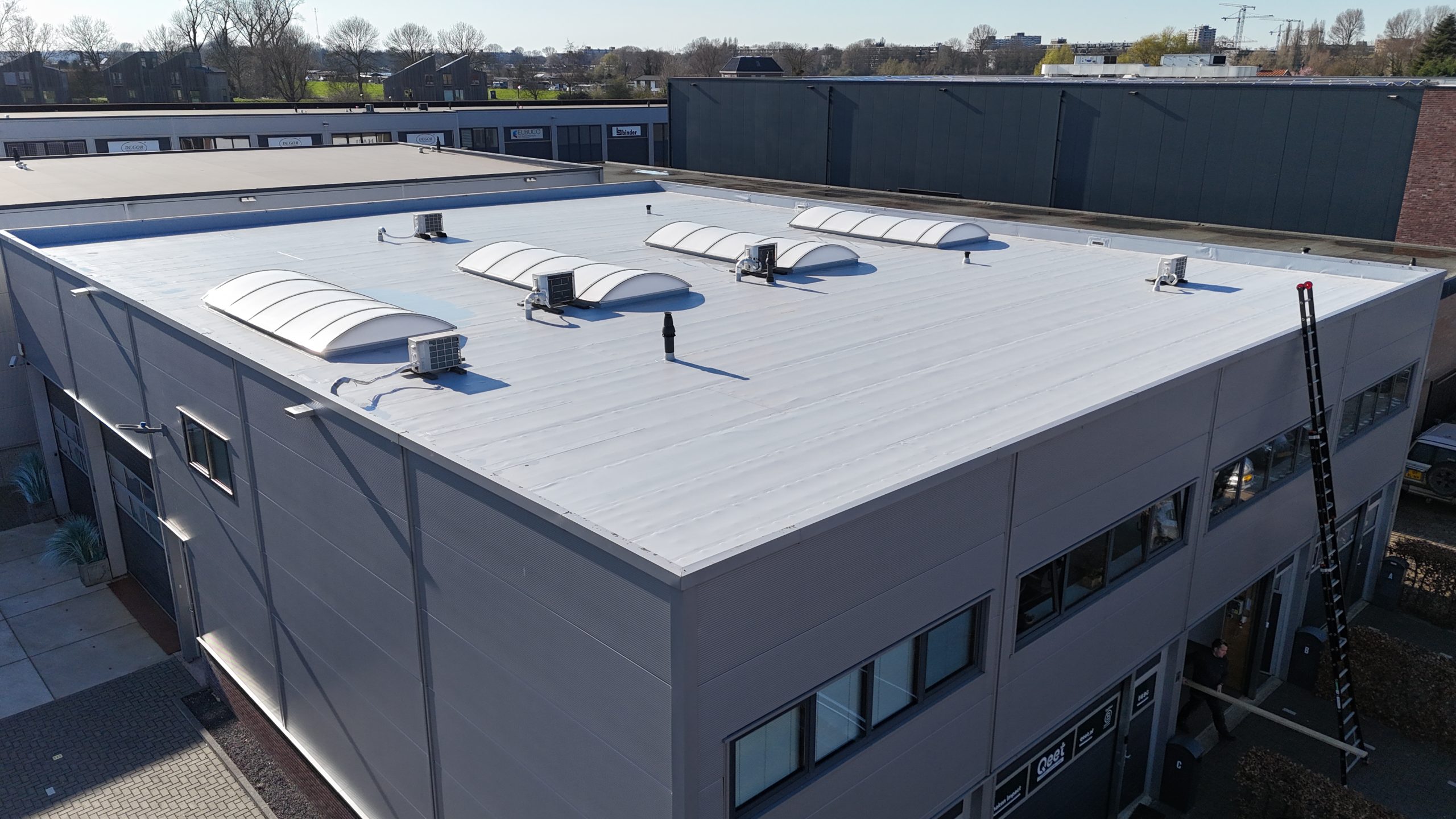 PVC Dakbedekking Snoekbouw Agterhof