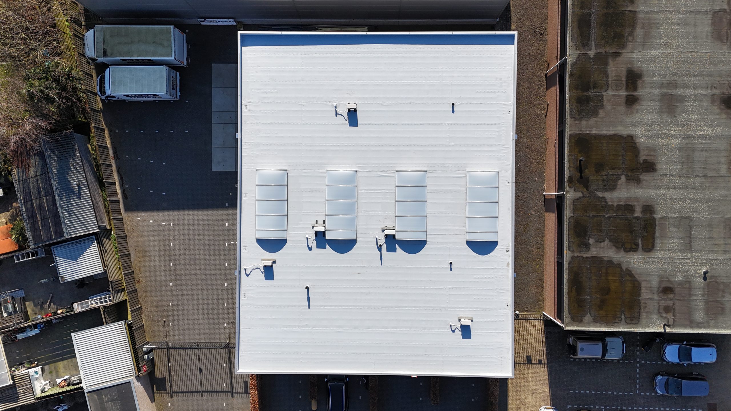 PVC Dakbedekking Snoekbouw Agterhof
